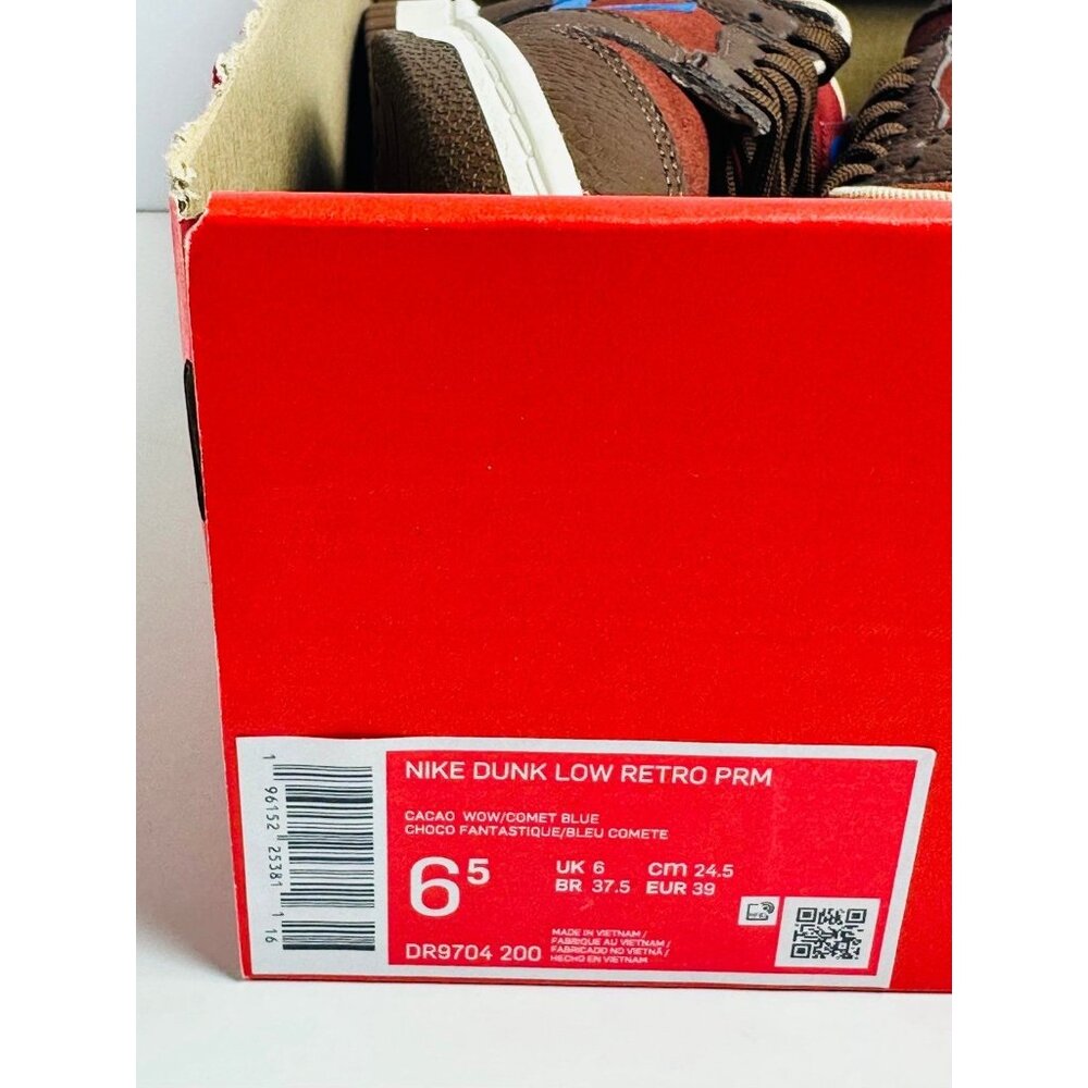 8 WOMEN'S Nike Dunk Low Mars Stone Comet Blue Cacao Wow DR9704-200 - Picture 8 of 8